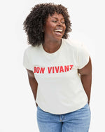 Load image into Gallery viewer, Bon Vivant Classic Tee in Cream
