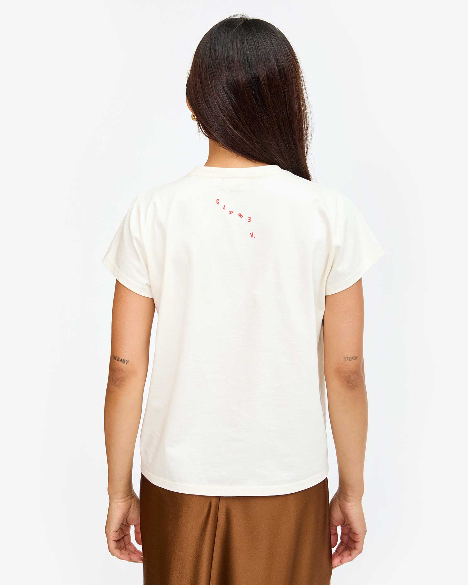 Bon Vivant Classic Tee in Cream