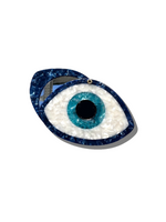 Load image into Gallery viewer, Hand-painted Evil Eye Compact Mirror
