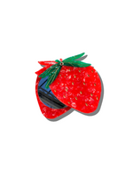 Load image into Gallery viewer, Hand-painted Strawberry Compact Mirror
