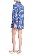 Load image into Gallery viewer, Shadi Tunic in Criss Cross Sea Blue
