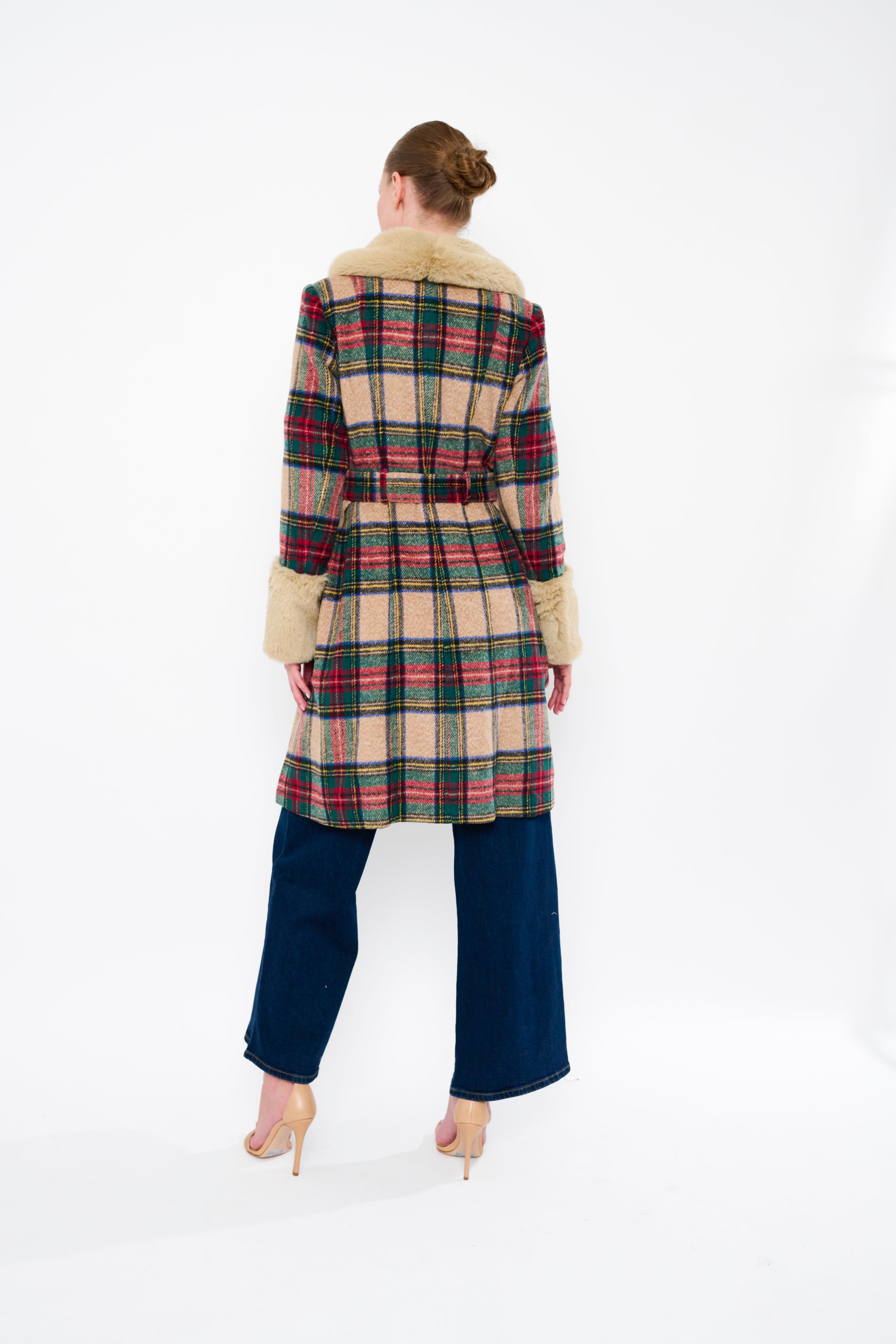 Rochella Coat in Cozy Plaid