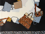 Load image into Gallery viewer, Vintage Handbags Scarf in Black
