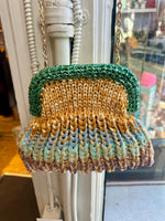 Load image into Gallery viewer, Sis Clutch in Mint Green/Gold
