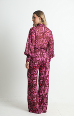 Load image into Gallery viewer, Dione Pants in Floral Red
