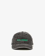 Load image into Gallery viewer, Bon Vivant Baseball Hat in Faded Black
