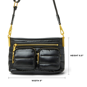 Double Trouble Bag in Pearl Black