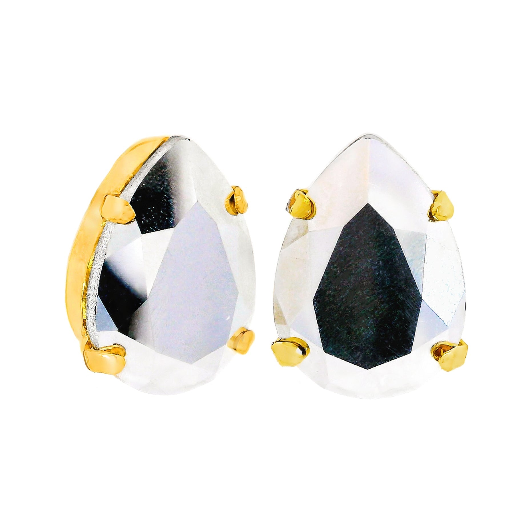 Lumi Studs in Chrome