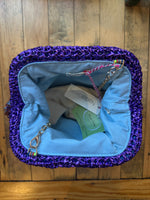 Load image into Gallery viewer, Sis Clutch in Grape/Bronze
