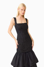 Load image into Gallery viewer, Alexandra Tiered Dress in Black
