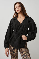 Load image into Gallery viewer, Eileen Blouse in Black
