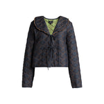 Load image into Gallery viewer, Dylan Quilted Heart Jacket in Blue
