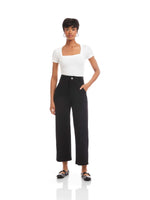 Load image into Gallery viewer, Rylee Cropped Pants in Black
