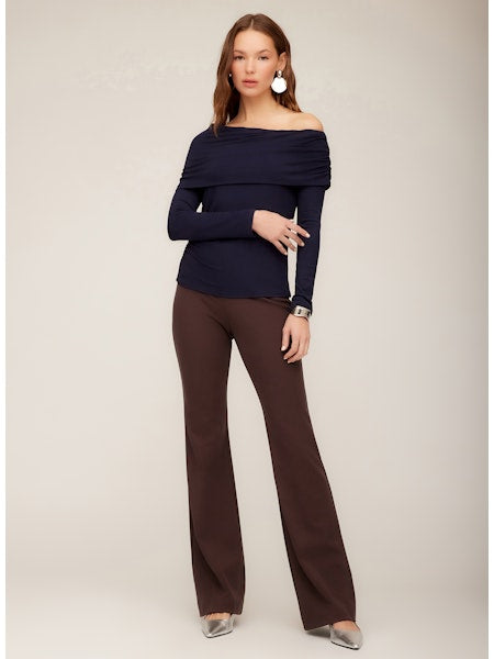Bootcut Pants in Navy