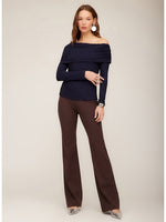 Load image into Gallery viewer, Bootcut Pants in Navy
