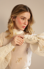 Load image into Gallery viewer, Fiona Blouse in Cream Garden Multi
