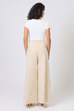 Load image into Gallery viewer, Rene Trousers in Brown and White Stripe
