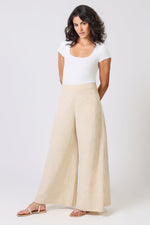 Load image into Gallery viewer, Rene Trousers in Brown and White Stripe
