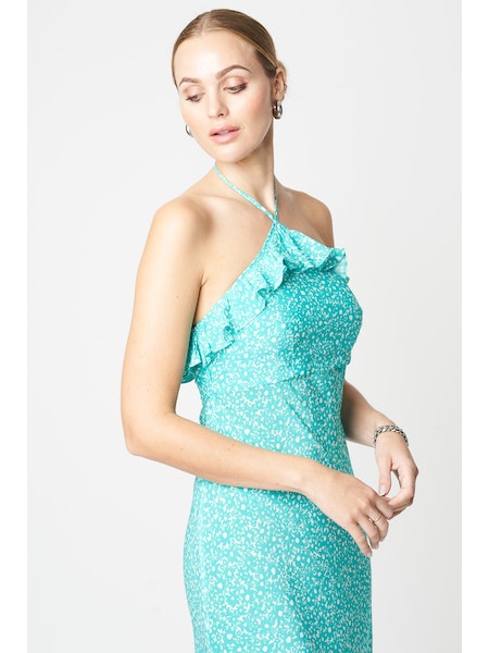 Gabriella Dress in Green Daisy