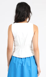 Load image into Gallery viewer, Montreal Vest Top in White
