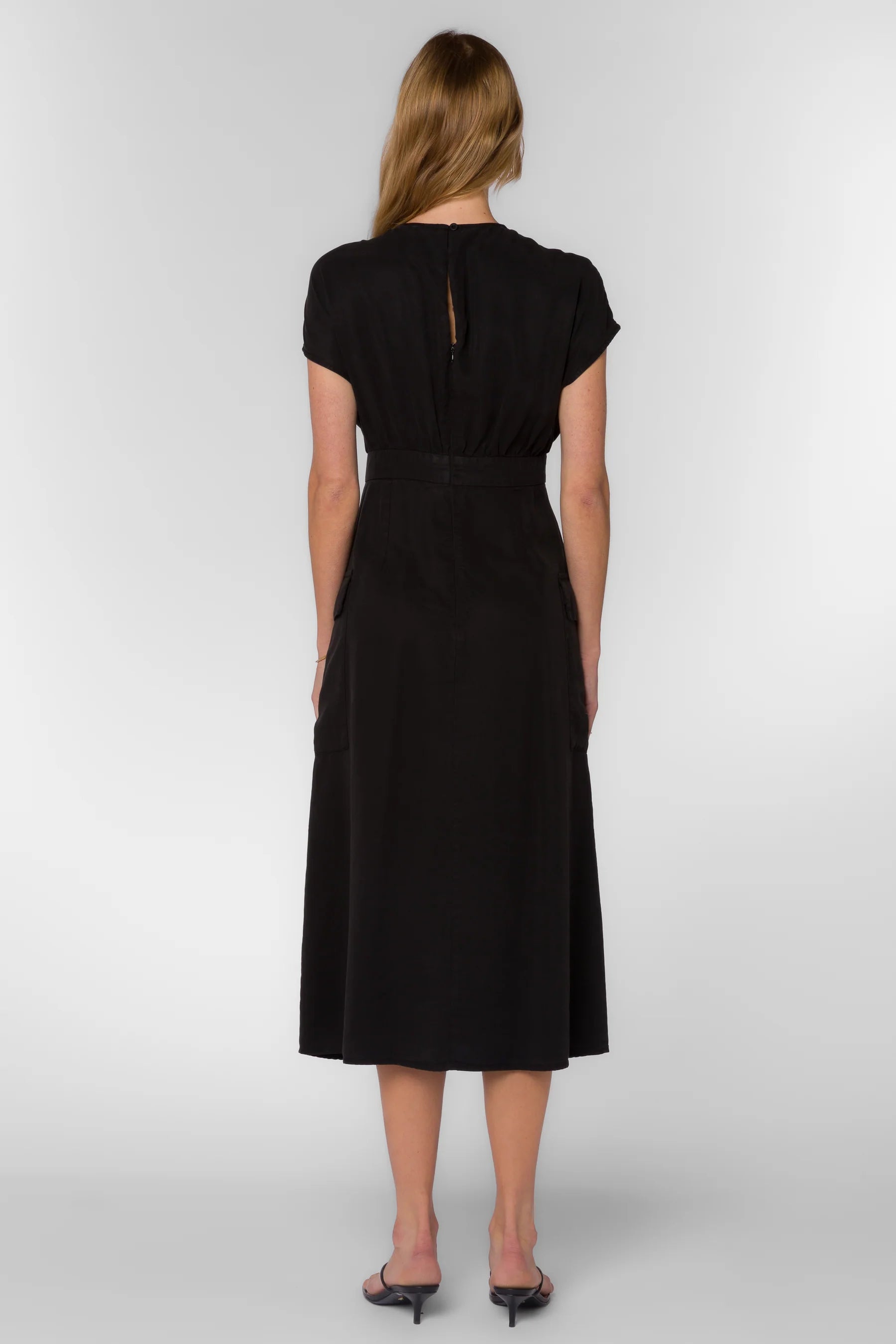 Geneve Dress in Washed Out Black
