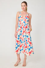Load image into Gallery viewer, Floria Dress in Lobster Print
