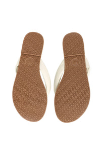 Gisel Slide Sandal in White
