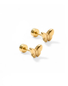 Screwback Stud Earrings in Bella Butterfly