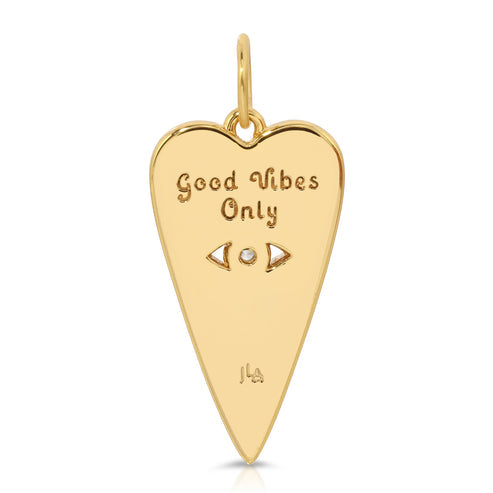 Good Vibes Only Necklace in Gold