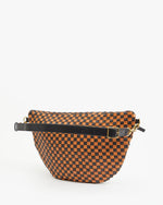 Load image into Gallery viewer, Grande Fanny in Black &amp; Natural Woven Checker
