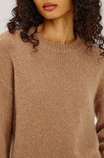 Load image into Gallery viewer, Helly Sweater in Heather Camel
