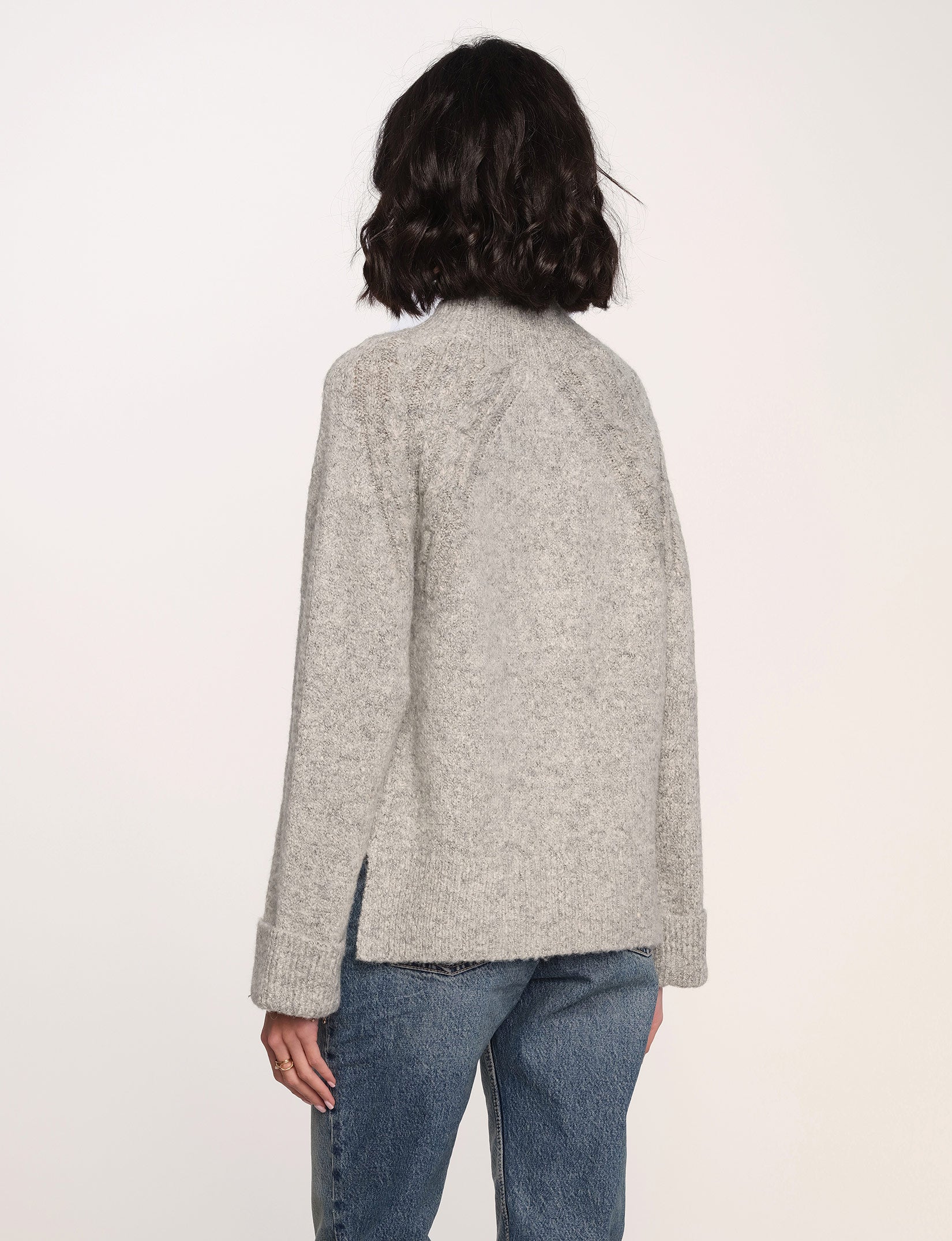 Lynn Sweater in Heather Grey