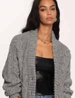 Load image into Gallery viewer, Olea Cardigan in Heather Grey
