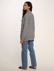 Olea Cardigan in Heather Grey