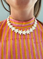 Load image into Gallery viewer, Large Sea Star Necklace in Coconut
