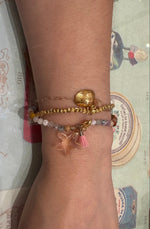 Load image into Gallery viewer, Sea Star Bracelet Set in Light Peach

