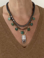 Load image into Gallery viewer, Honora Pendant in Hematite
