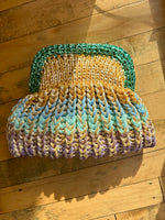 Load image into Gallery viewer, Sis Clutch in Mint Green/Gold
