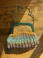 Load image into Gallery viewer, Sis Clutch in Mint Green/Gold
