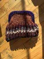 Load image into Gallery viewer, Sis Clutch in Grape/Bronze
