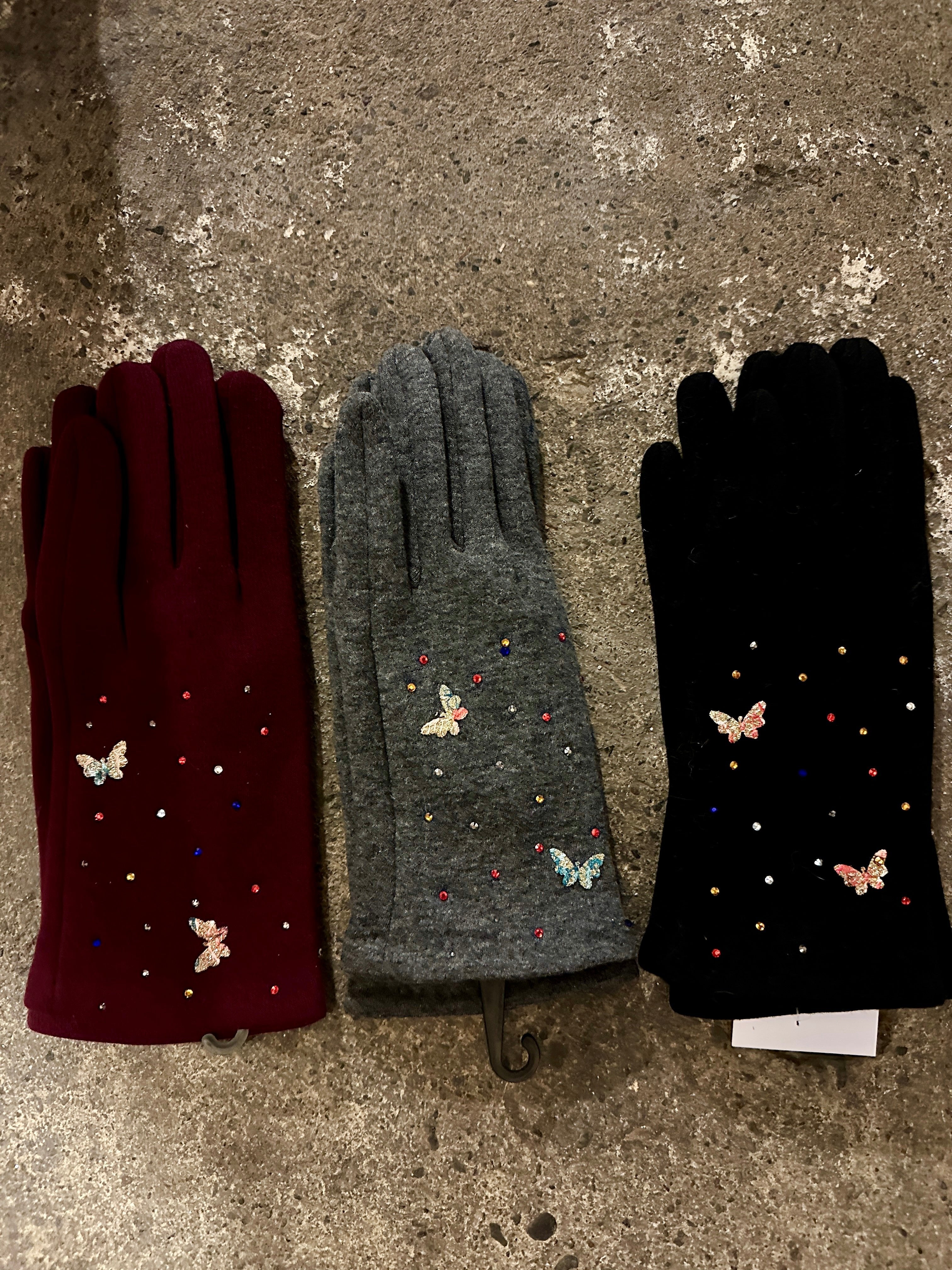 Sparkle Butterfly Gloves