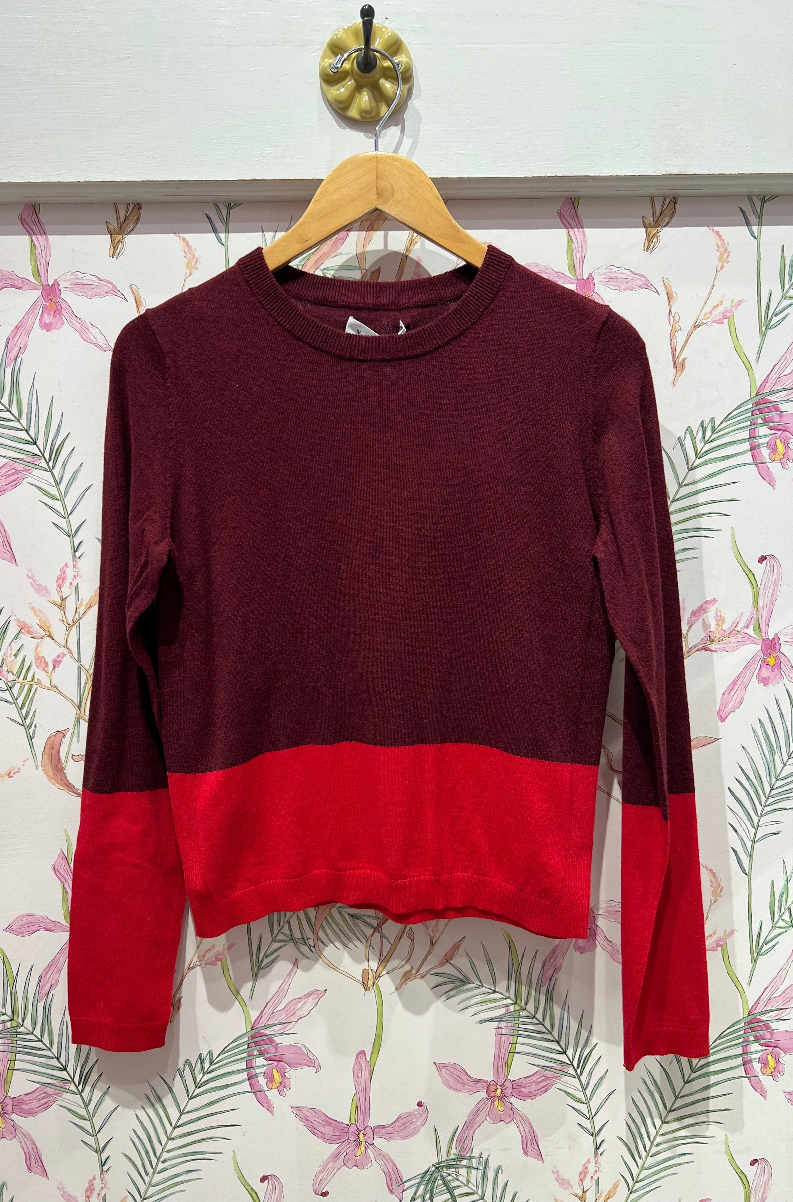 Roxy Long Sleeve Top in Syrah