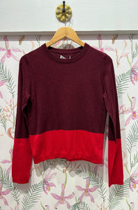 Roxy Long Sleeve Top in Syrah