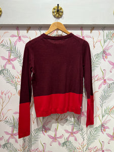 Roxy Long Sleeve Top in Syrah