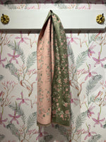 Load image into Gallery viewer, Rose Scarf in Olive/Pink
