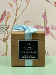 Oy to the World Candle in Bamboo, Teak & Black Currant