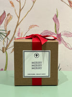 Load image into Gallery viewer, Merry Merry Merry Candle in Birchwood &amp; Evergreen Bark
