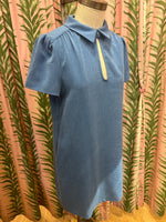 Load image into Gallery viewer, Stolen Summer Peep Dress in French Blue
