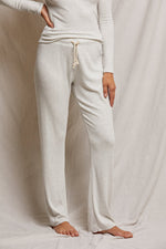 Load image into Gallery viewer, Leann Sweater Rib Straight Leg Pant in Ash
