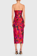 Load image into Gallery viewer, Ivy Midi Dress in Pink Multi
